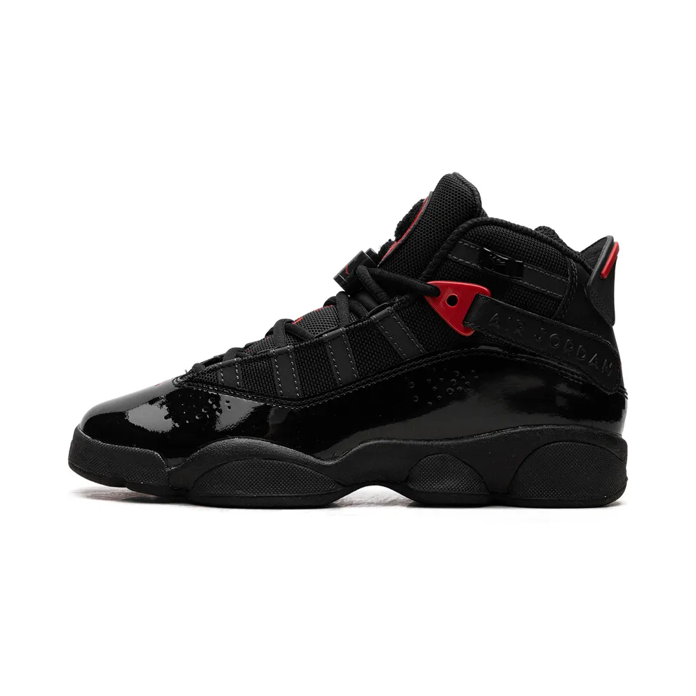 Jordan 6 Rings GS “Black Varsity Red” (323419-026)