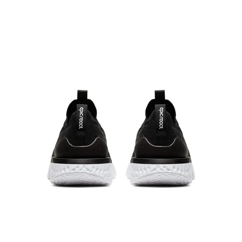 Nike Epic Phantom React Flyknit Black White (BV0417-001)