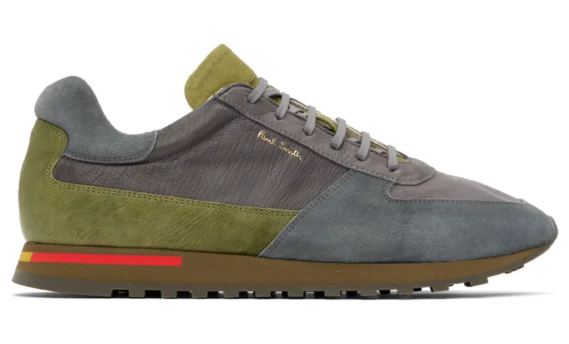 Paul Smith Gray & Khaki Jeco Sneakers (M1S-VLO14-JECO)