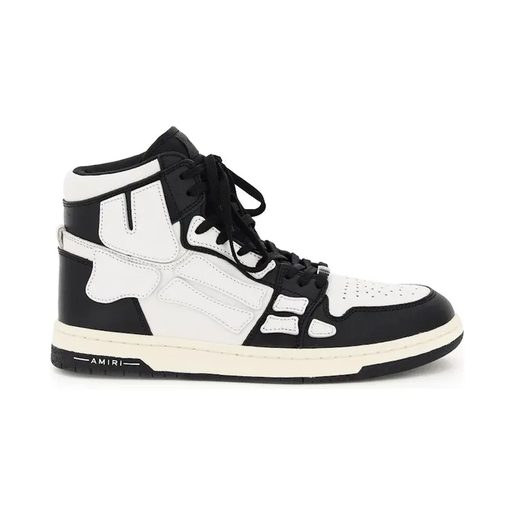 AMIRI Skel Top Hi Black White Black (W0F22499NL)