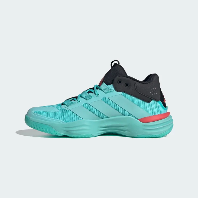 Adidas Court Stabil Indoor Flash Aqua / Flash Aqua / Semi Lucid Red (JR9541)