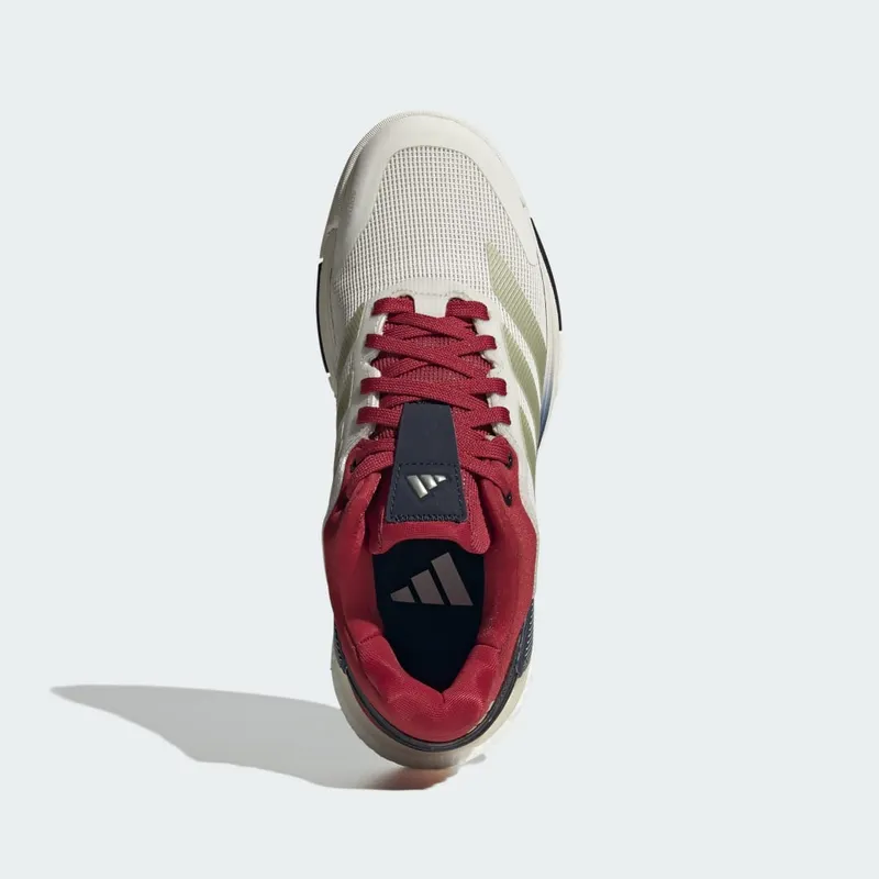 Adidas Crazyquick BOOST Padel Chalk White / Ice Gold Met. / Team Victory Red (KJ3654)