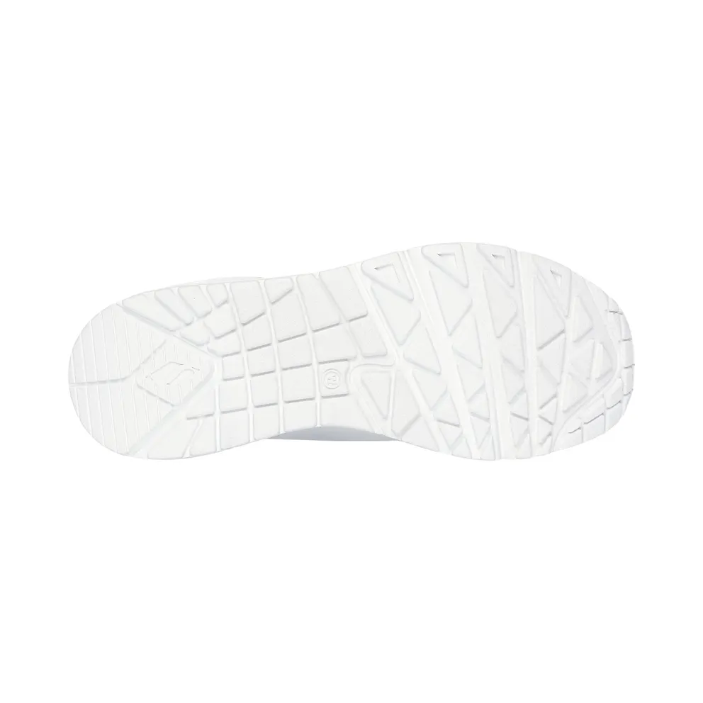Skechers UNO – Shimmer Away Sneaker White/Silver