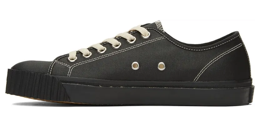 Maison Margiela Black Tabi Sneakers (S37WS0581 P4472) (3)