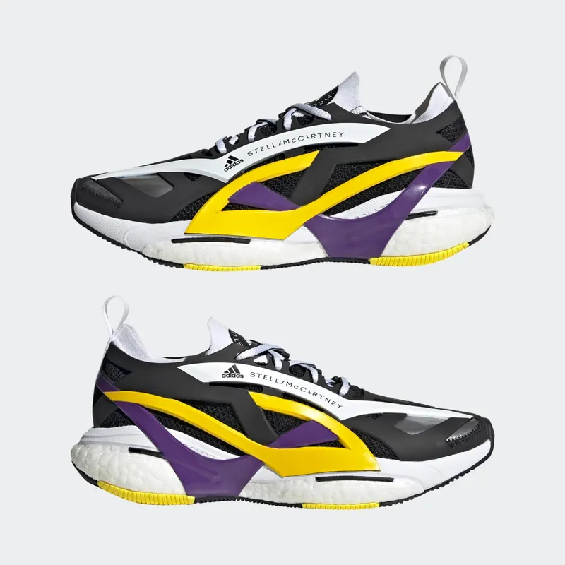 Adidas adidas by Stella McCartney Solarglide Running Core Black / Active Purple / Shock Yellow (GX9858)