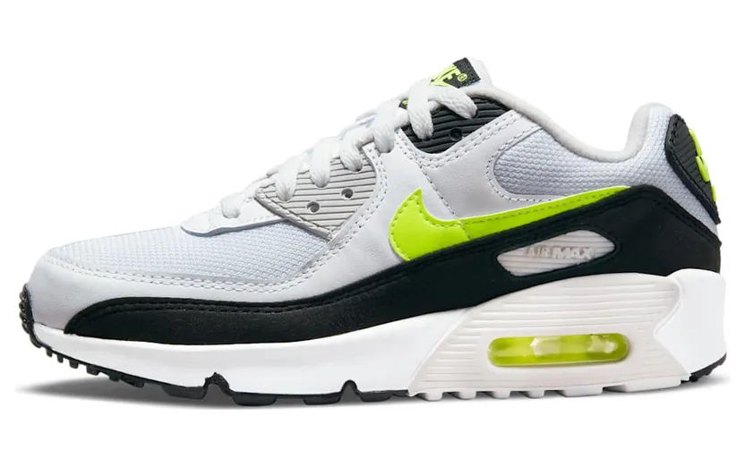 Nike Air Max 90 White Hot Lime (GS) (CD6864-109)