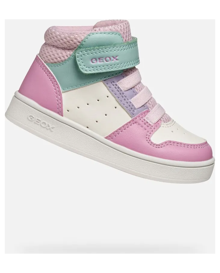 Geox sneaker Wit/Donkerroze (B465MA000BCC1364)