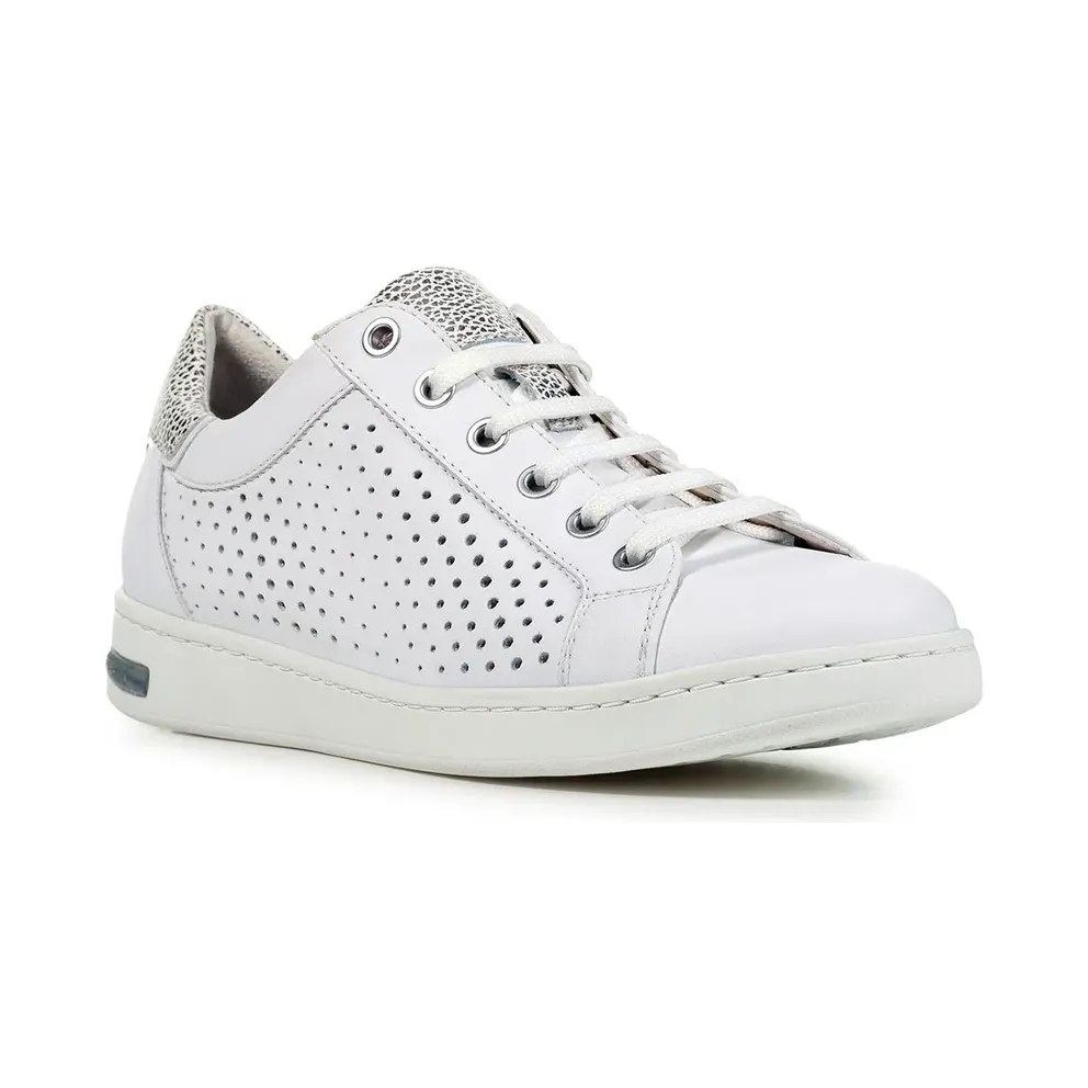 Geox Jaysen White / Light Silver (D151BB085CF-C1Z1N)