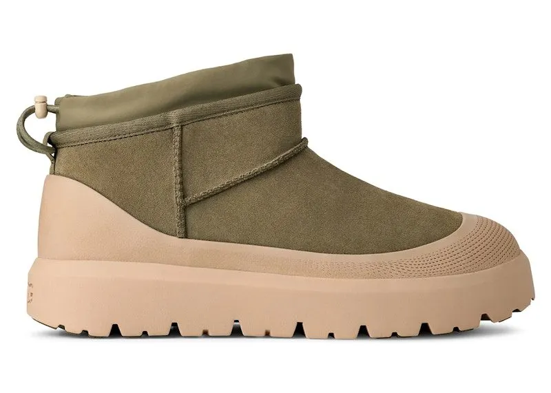 UGG Classic Ultra Mini Weather Hybrid Boot Burnt Olive Mustard Seed (1174196-BOMS)