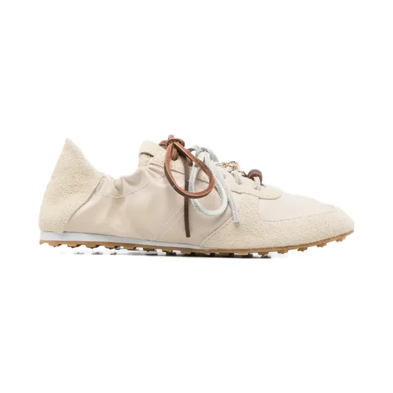 Maje Sneakers verfraaid met kralen – Beige (MFACH00915)