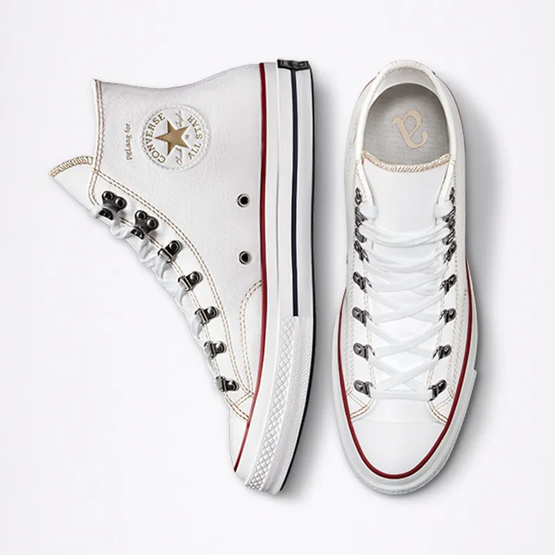 Converse pgLang voor Converse Chuck 70 White/irish Cream/navy (A00691C)