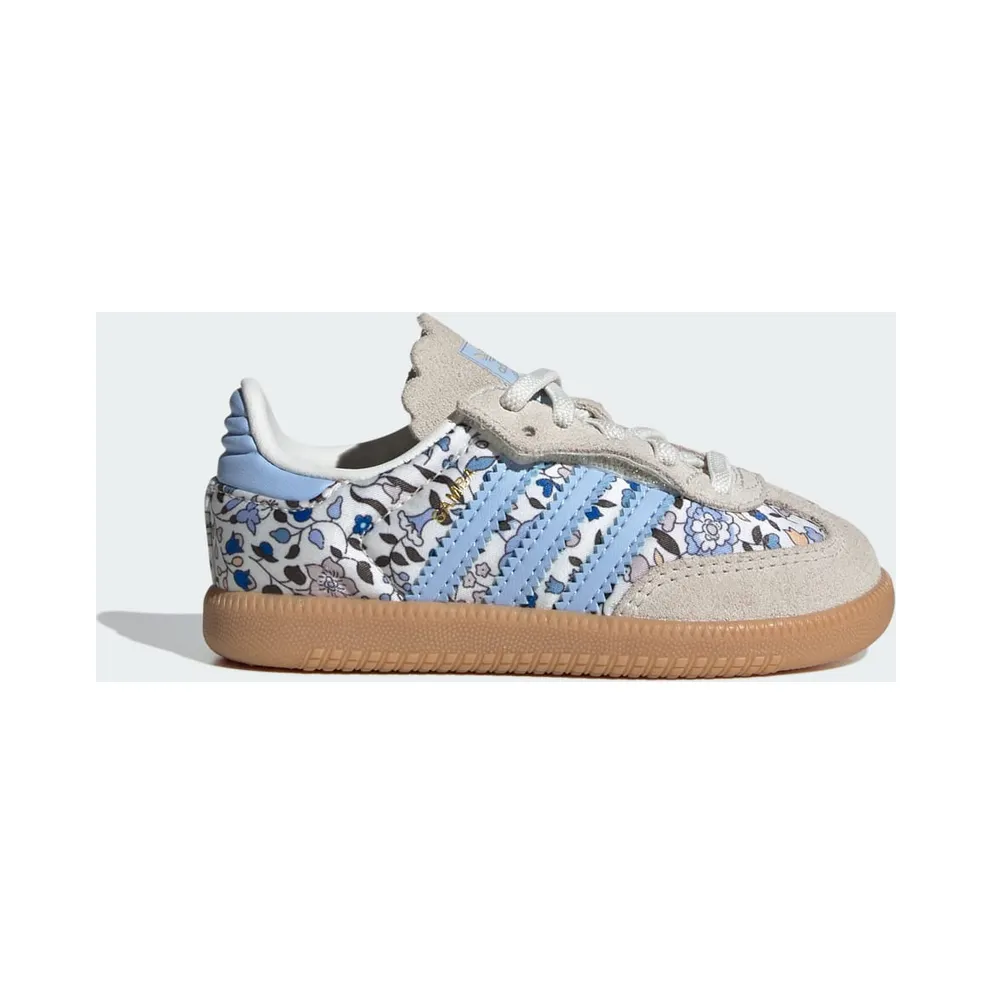Adidas Samba OG x Liberty London with Elastische Veters Kids Blue / Off White / Gum (JP8081)