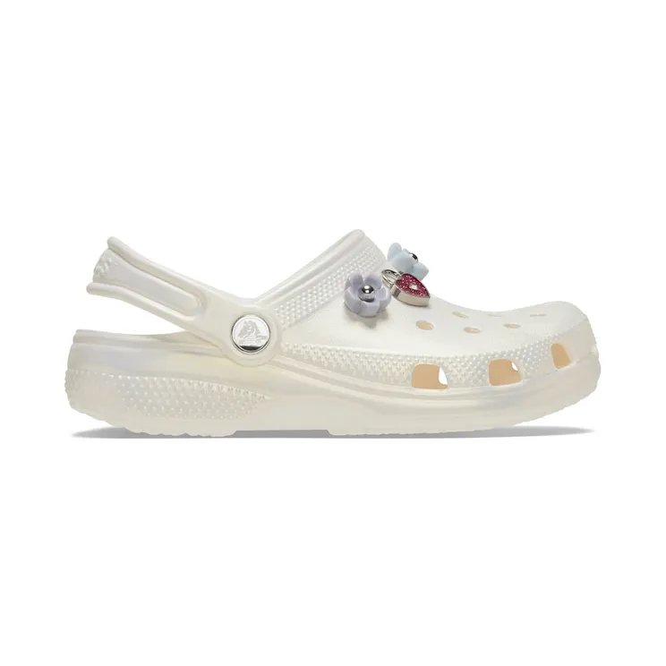 Crocs Classic Iridescent Charm Clog Chalk (211219-0WV)