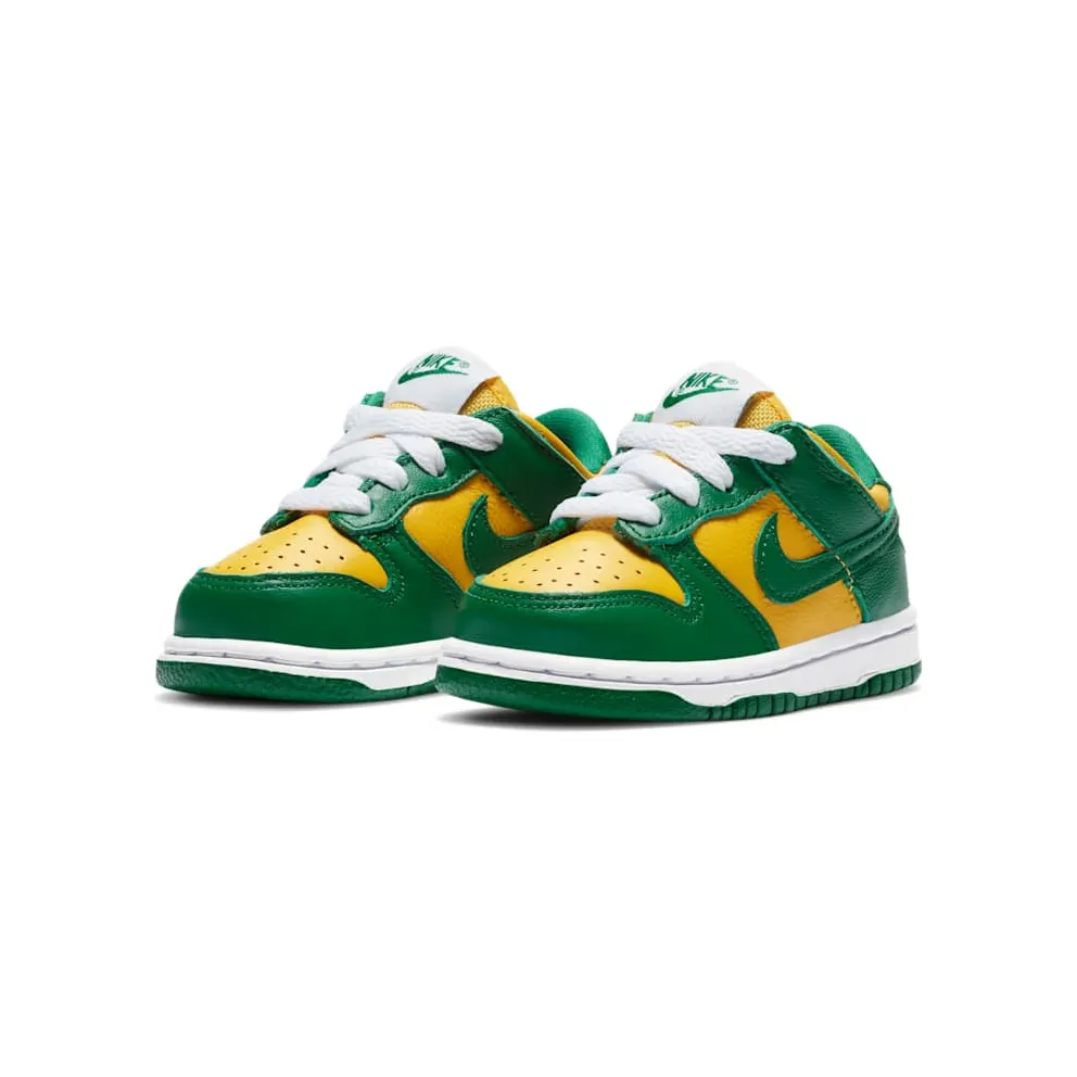 Nike Dunk Low Brazil 2020 (TD) Varsity Maize/Pine Green-White (CW7375-700)