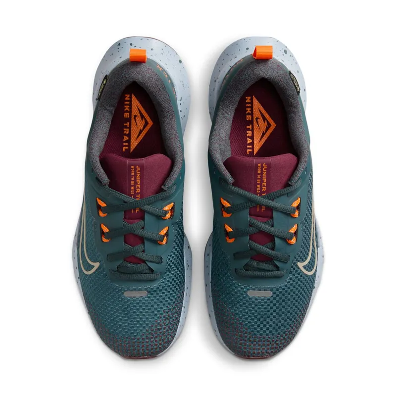 Nike Juniper Trail 2 Gore-Tex Deep Jungle Night Maroon Safety Orange Khaki (FB2065-300)