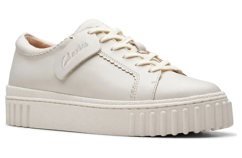 Clarks Shoes sneaker Wit (26177817-OffWhiteLeather)