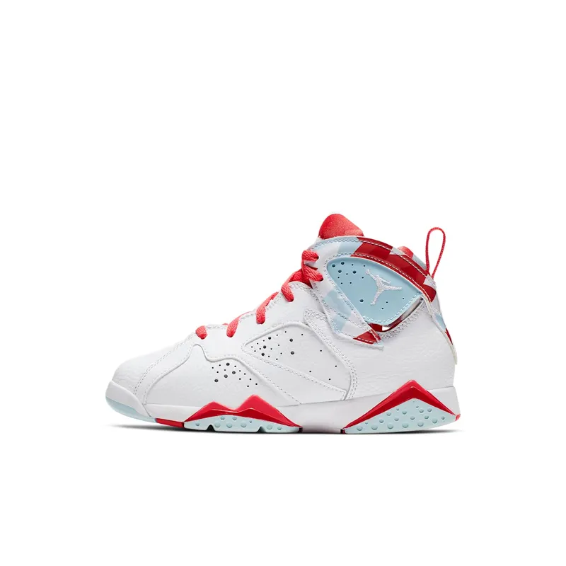 Jordan 7 Retro Topaz Mist (PS) White/White-Topaz Mist-Ember Glow-Gym Red (442961-104)
