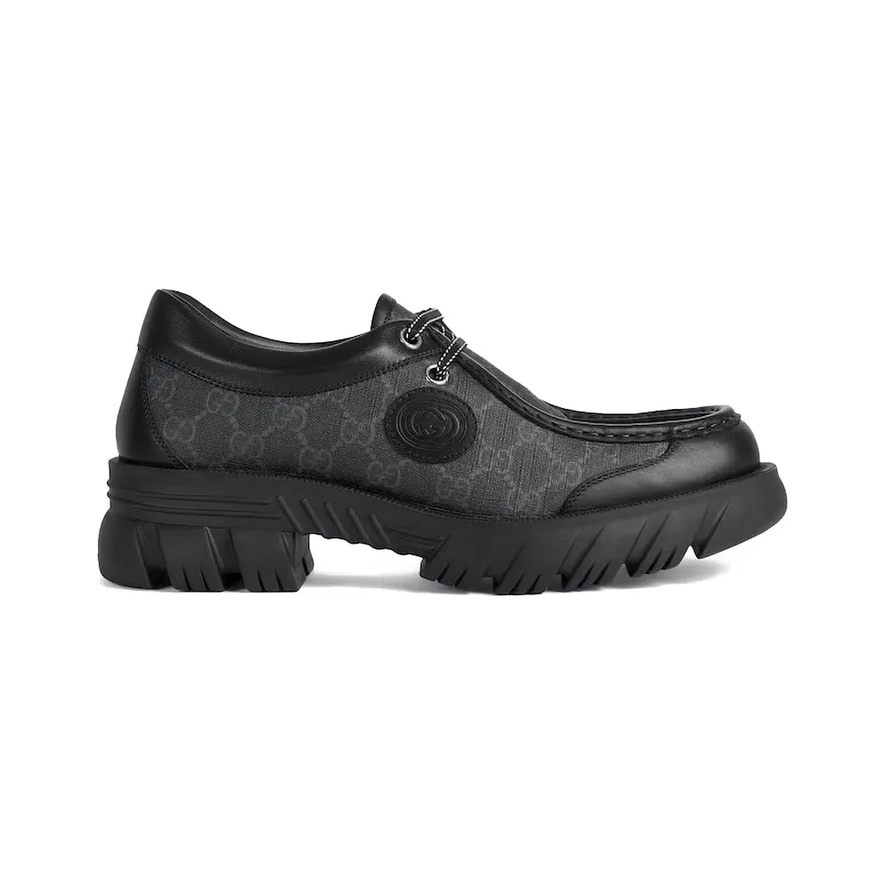 Gucci Lace Up GG Monogram Black (674367 96GD0 1000)
