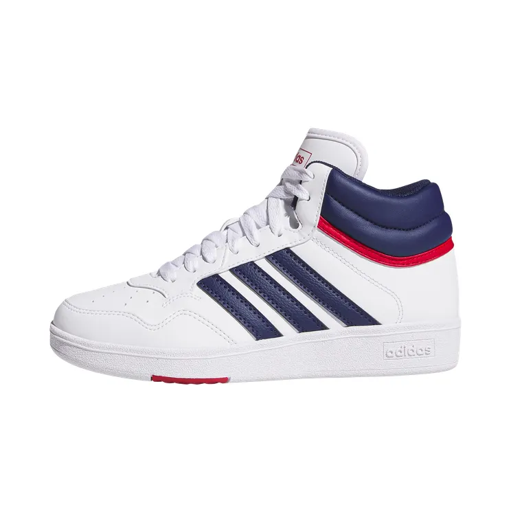 Adidas Hoops 4.0 Mid GS “Cloud White / Dark Blue / Team Victory Red” (JI0904)