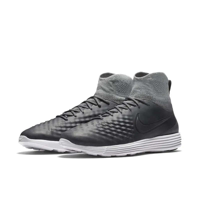 Nike Lunar Magista II 2 Flyknit Dark Grey/Dark Grey-Wolf Grey Dark Grey/Dark Grey-Wolf Grey (852614-002)