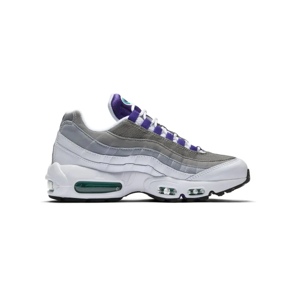 Nike Air Max 95 Grape 2018 (W) White/Court Purple-Emerald Green (307960-109)