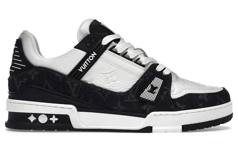 Louis Vuitton LV Trainer White Black White (1A9JGB / 1A9JG3 /1A9JGJ)