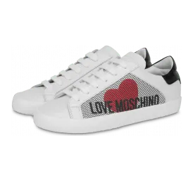 Moschino Sneakers Aus Nappaleder Free Love (POLJA15422G1EIA710A)