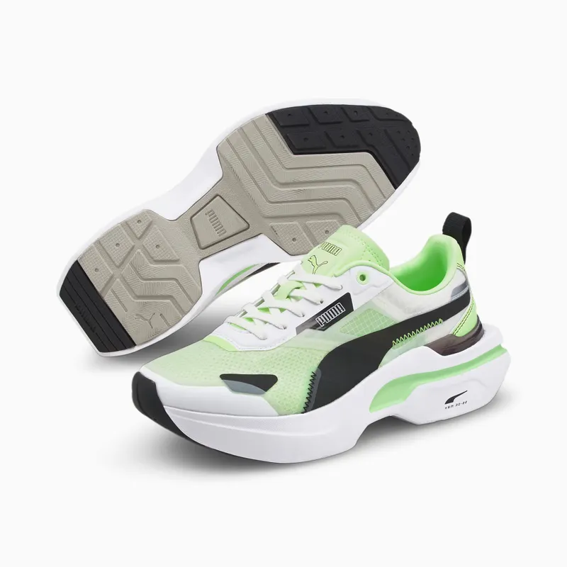 PUMA Kosmo Rider Women’ White/Fizzy Lime (383113-01)