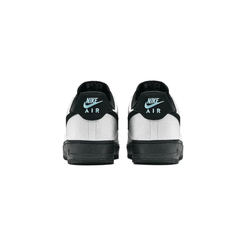 Nike Air Force 1 Low LV8 Diamond Quest Metallic Silver/Black/Aqua (718152-005)