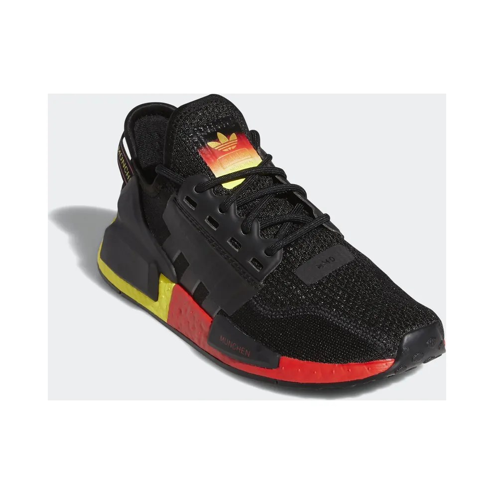 adidas NMD R1 V2 United By Munich (GS) Black/Carbon/Solar Red (FY6630)
