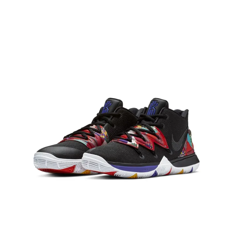 Nike Kyrie 5 Chinese New Year 2019 (GS) Black/Summit White-Black (AQ2456-010)