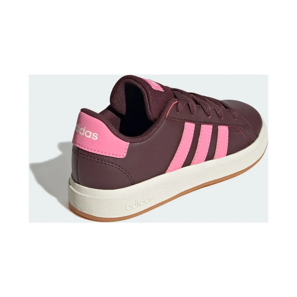 Adidas Grand Court Lifestyle Tennis Lace-Up Aurora Ruby / Bliss Pink / Off White (JR5111)
