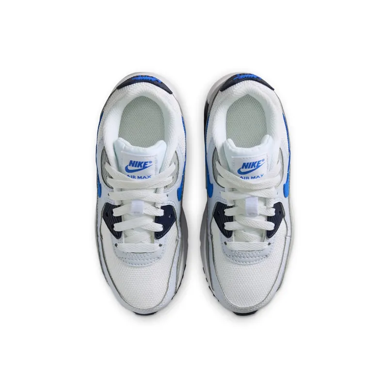 Nike Air Max 90 White/Midnight Navy/Football Grey/Blue Crystal (IR2963-103)