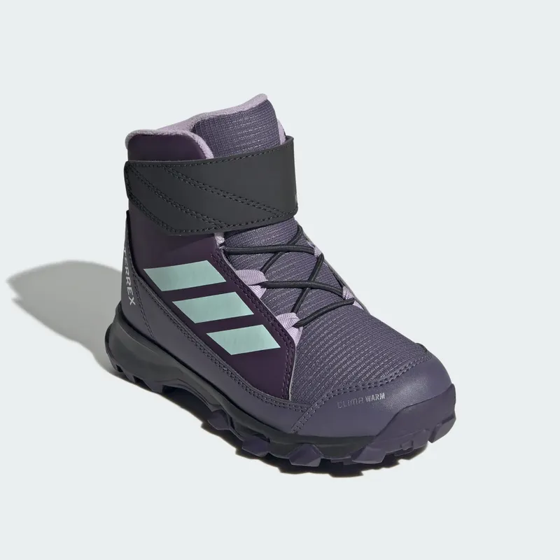 Adidas Terrex Snow CF CLIMAWARM Winter Shoes Kids Aurora Plum / Semi Flash Aqua / Powder Plum (JR4190)