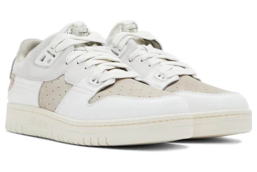 Acne Studios Black Leather Low Top Sneakers (BD0220-) (4)