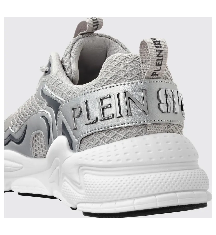 Plein Sport Gen X.05 Mesh Sneakers Silver (FAESUSC0843STE003N70) (3)
