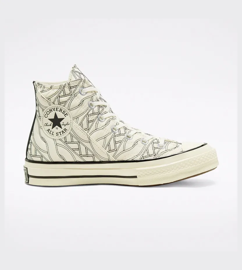 Converse Chuck 70 High ‘Runway Cable – Egret Black’ Egret/Black/Egret (568674C)
