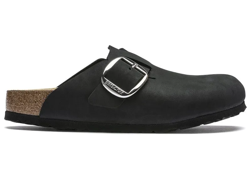 Birkenstock Boston Big Buckle Nubuck Black (1016995)