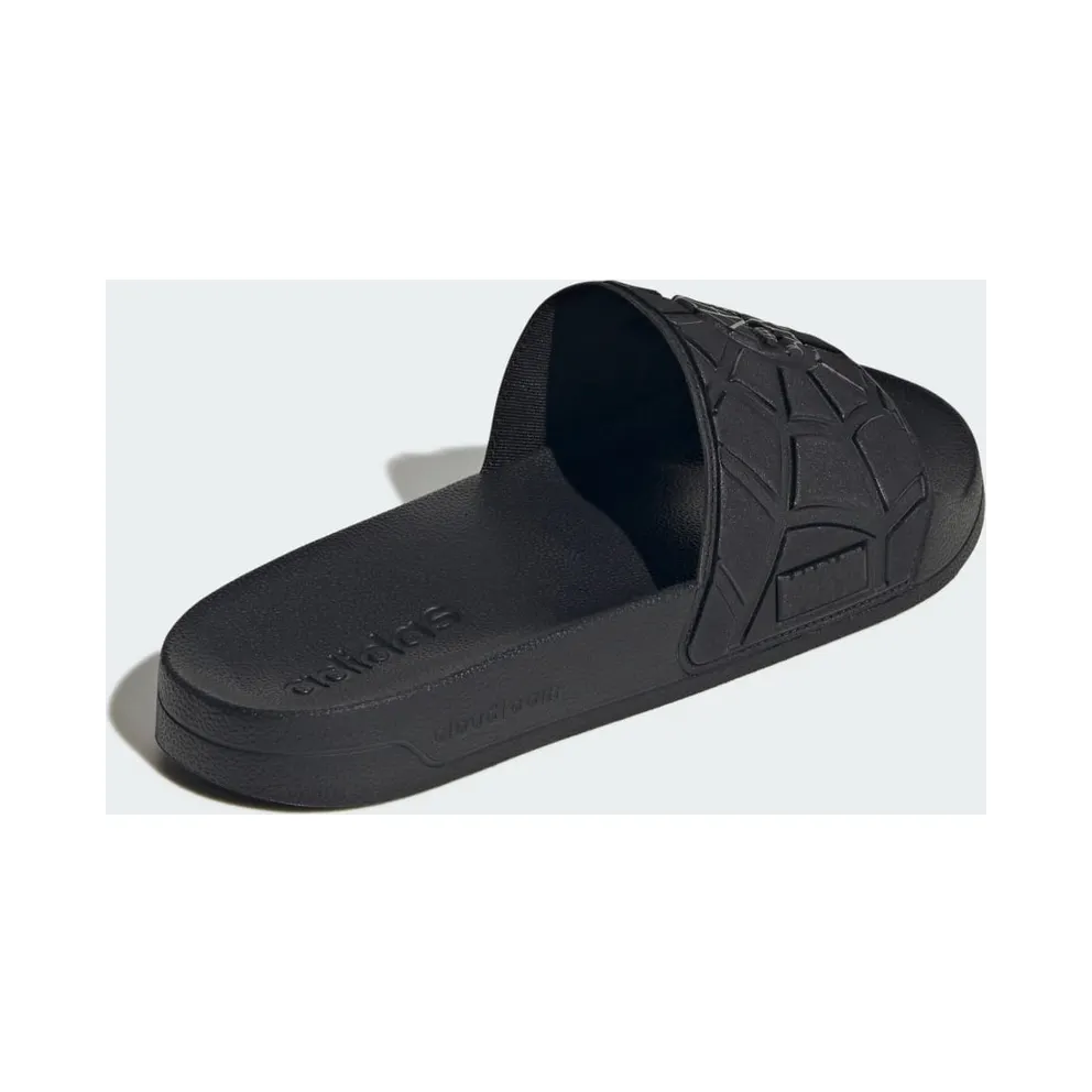 adidas Marvel Spider-man Adilette Shower Slides “Core Black / Core Black / Core Black” (KJ1796)