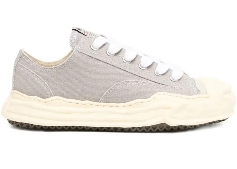 Maison Mihara Yasuhiro Hank VL OG Sole Canvas Low Grey (A09FW734-GREY)