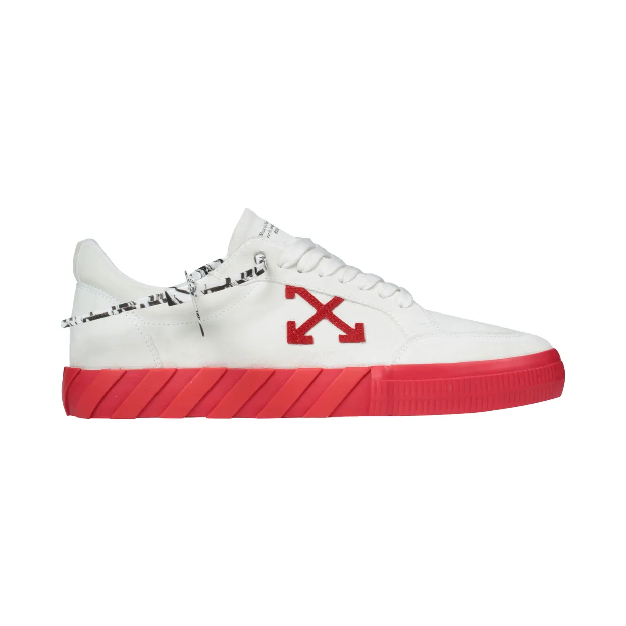 Off-White Low Vulc White Red AW20 (OMIA085F20LEA0050125)