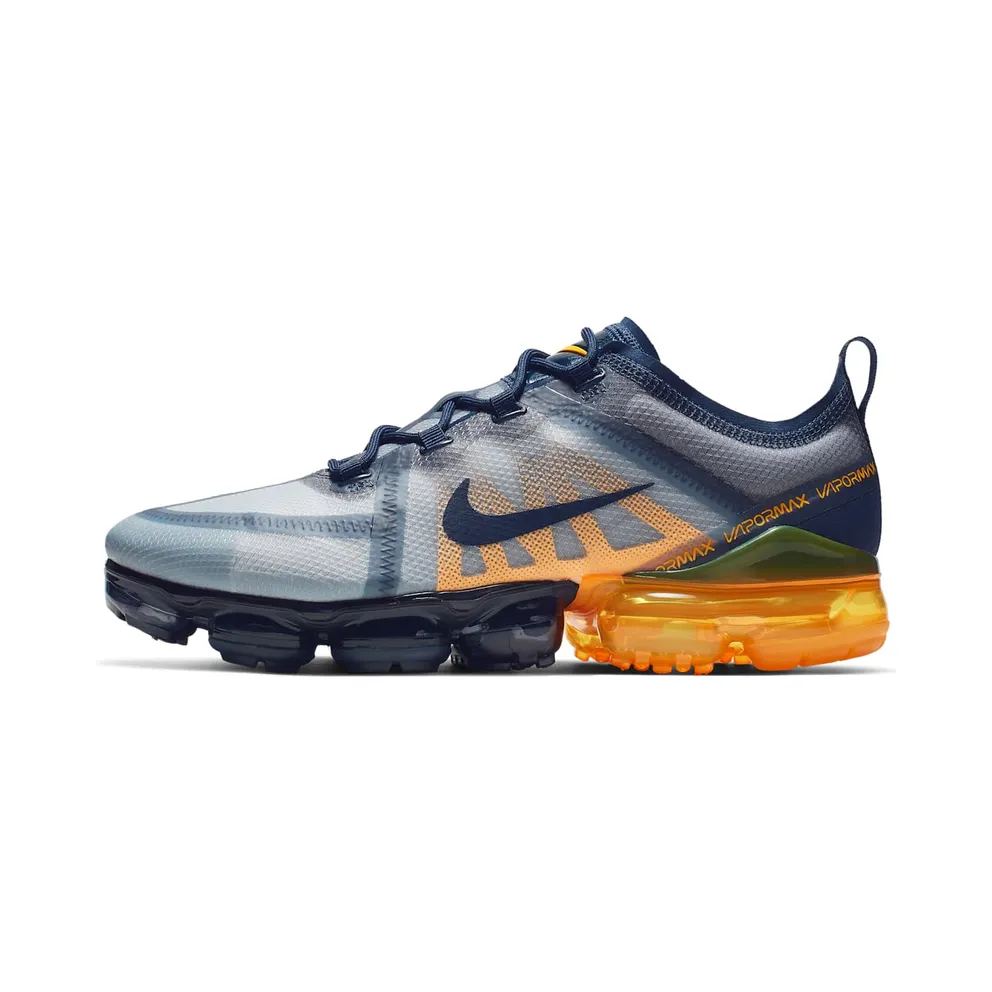 Nike Air VaporMax 2019 Midnight Navy Laser Orange (AR6631-401)