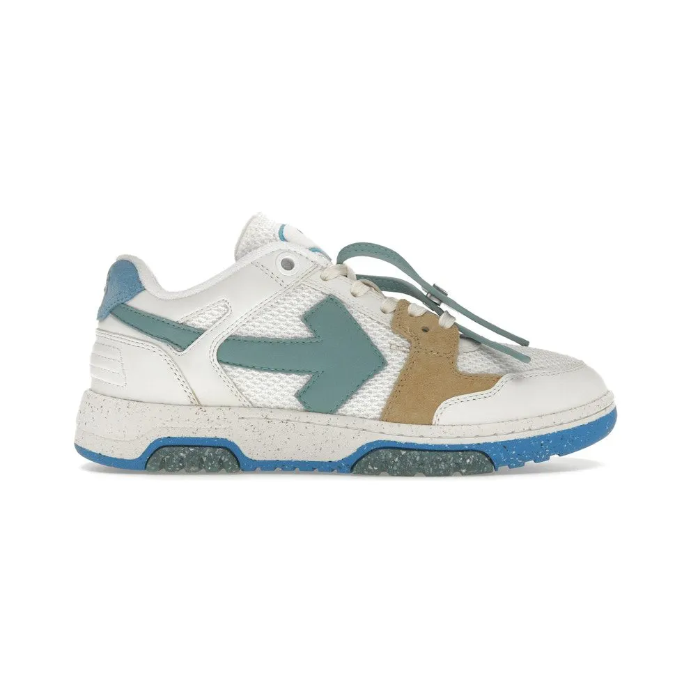 OFF-WHITE Out Of Office Low Slim White University Blue (OMIA243S23LEA0010145)