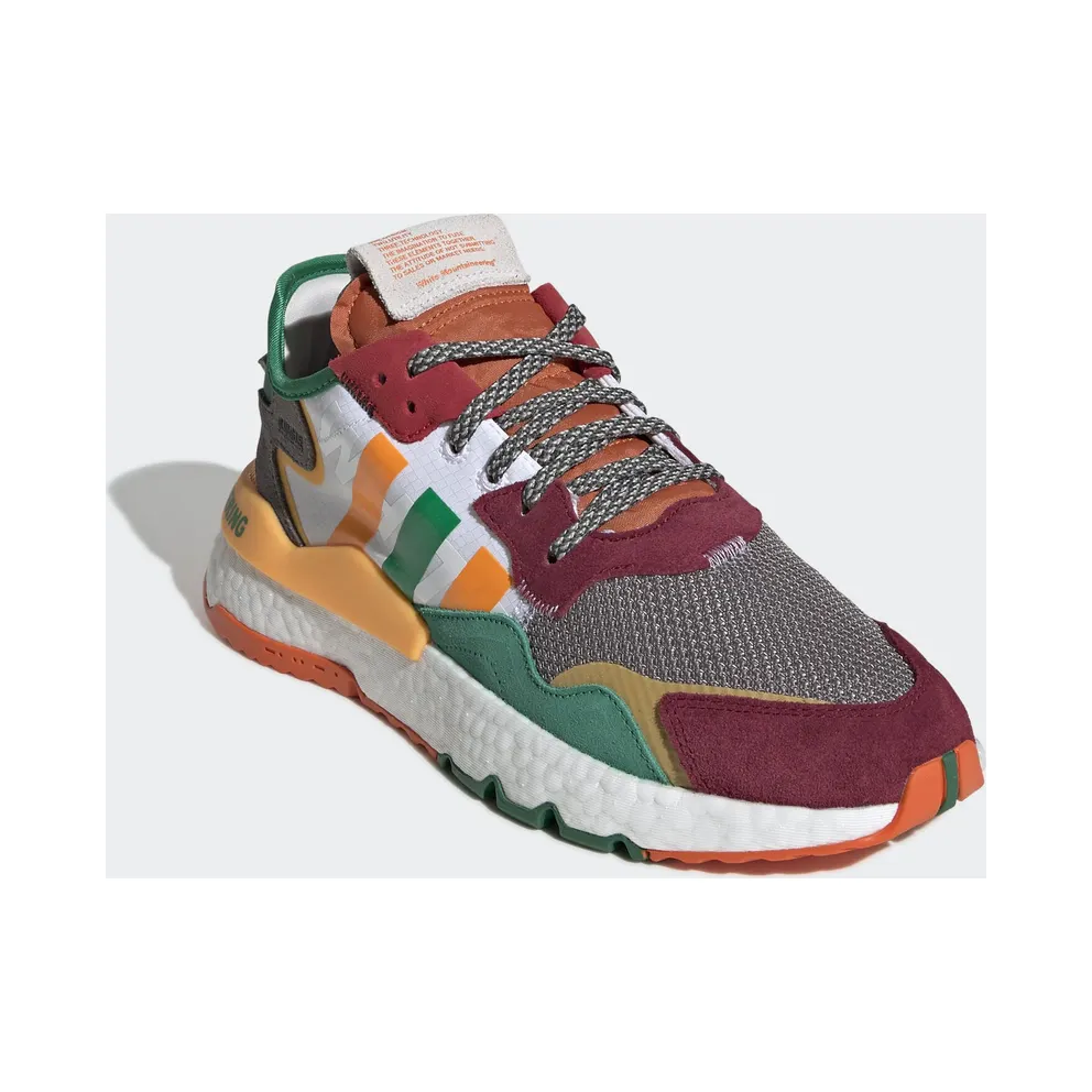 adidas Nite Jogger White Mountaineering White Footwear White/Real Gold/Collegiate Burgundy (EG1687)