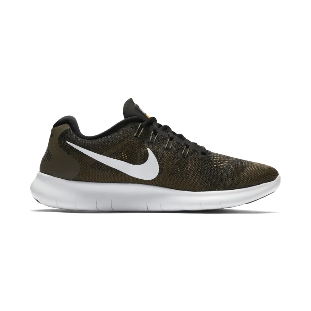 Nike Free RN 2017 Black Off White Cargo Khaki Black/Off White-Cargo Khaki (880839-008)
