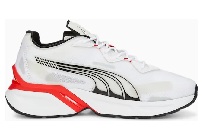 Puma PWRFRAME Aerogram Blaze Wit/Rood (387038-01)