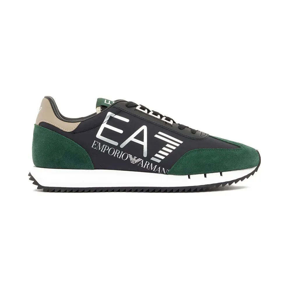 Ea7 Emporio Armani sneaker Black / Cilantro / Roast (7X000541AF18609MZ5789)