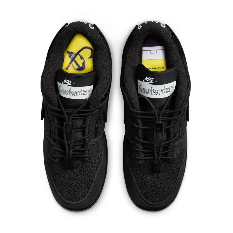 Nike SB x Gnarhunters Dunk Low Black – “Black / Black / White” (DH7756-010)