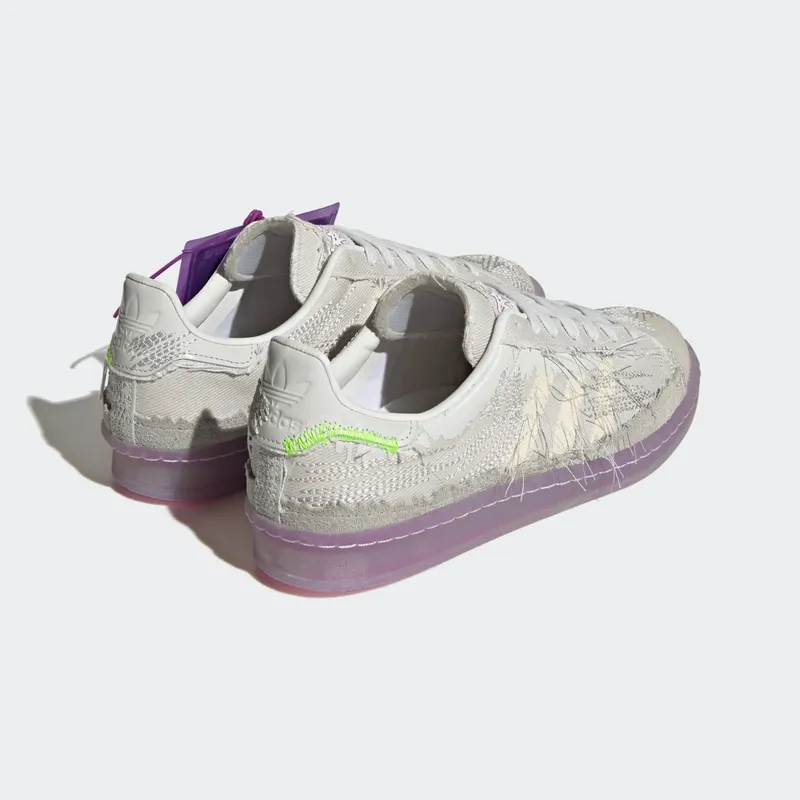 Adidas Campus Youth Of Paris Crystal White / Grey One / Solar Green (ID6805)