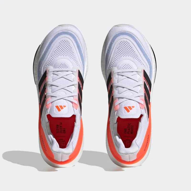 adidas Ultraboost Light Cloud White / Core Black / Solar Red (HQ6351)